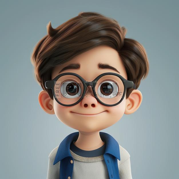 Free 3D Images - 3D Animated Cartoon Boy Character With Glasses ...