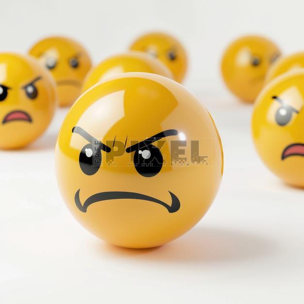 Angry Emoji 3d