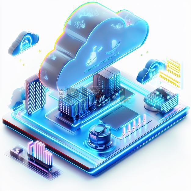 Free 3D Images - Cloud Computing And Data Storage Technology For Future ...
