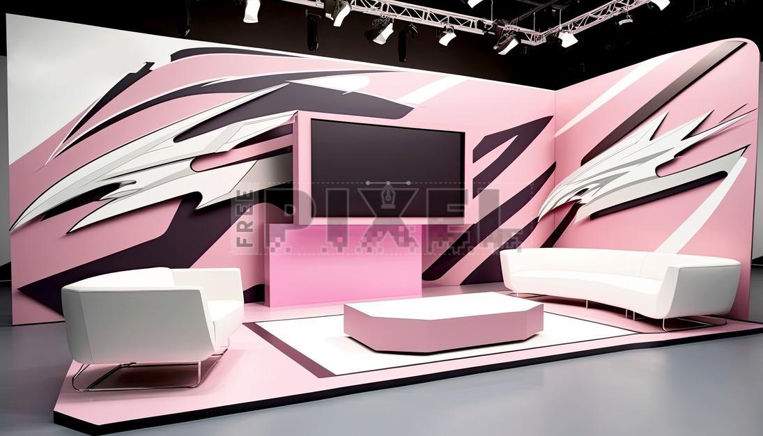 Free 3D Images - Architectural Interior Design With A Wall Mounted TV ...