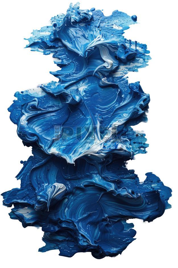 Free PNG - Blue Paint Splatter Isolated On Png Background. | FreePixel.com