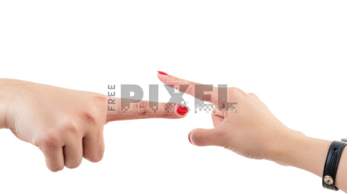 Free PNG - Index Finger Hand Sign Isolated Png Background. | FreePixel.com