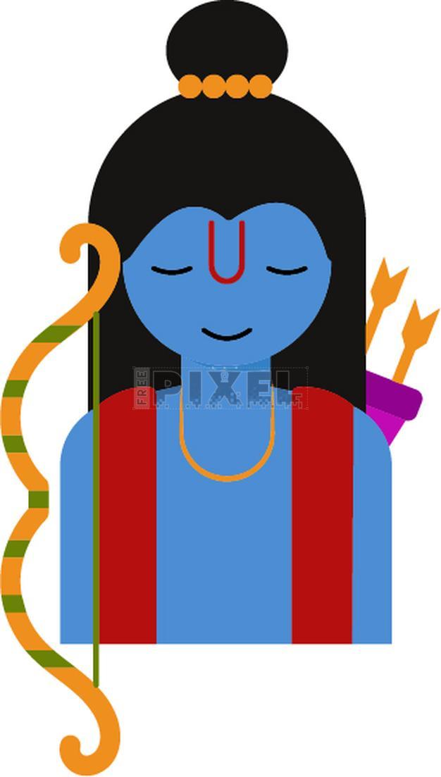 Similar Images Like Back View Of Lord Rama With His Wife Sita And ...