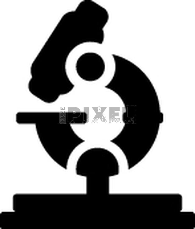 Free Icons - Microscope Black And White Color. Sign Or Symbol ...