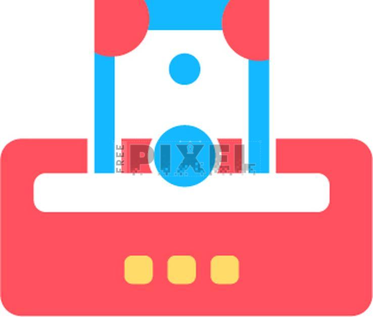 Free Icons - Money Concept, Colorful Icon Of Banknote Insert In ATM ...