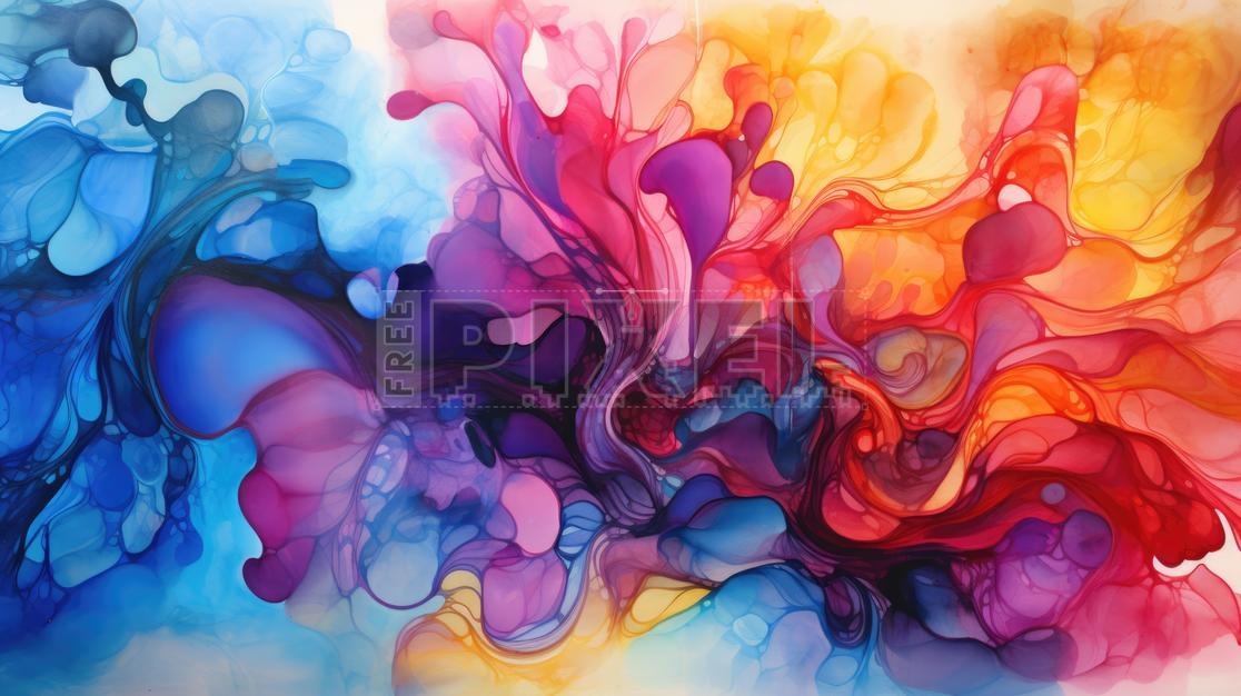 Free Illustrations - The Art Of Color Blending | FreePixel.com