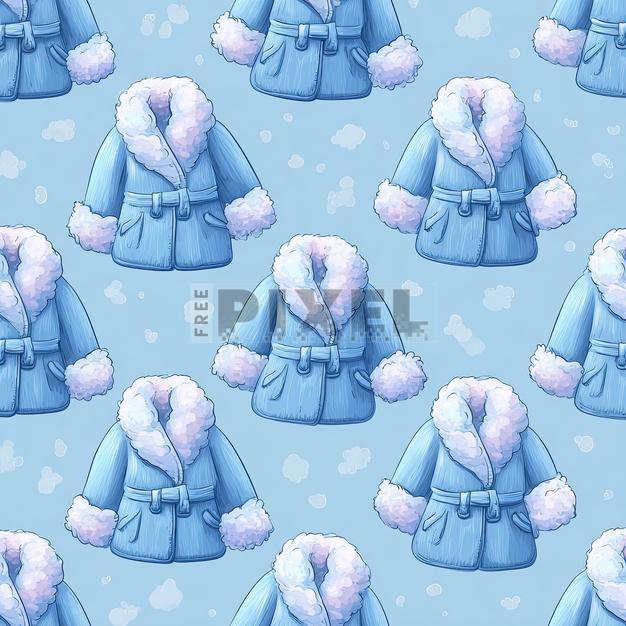 Free Illustrations - Winter Coats Pattern | FreePixel.com