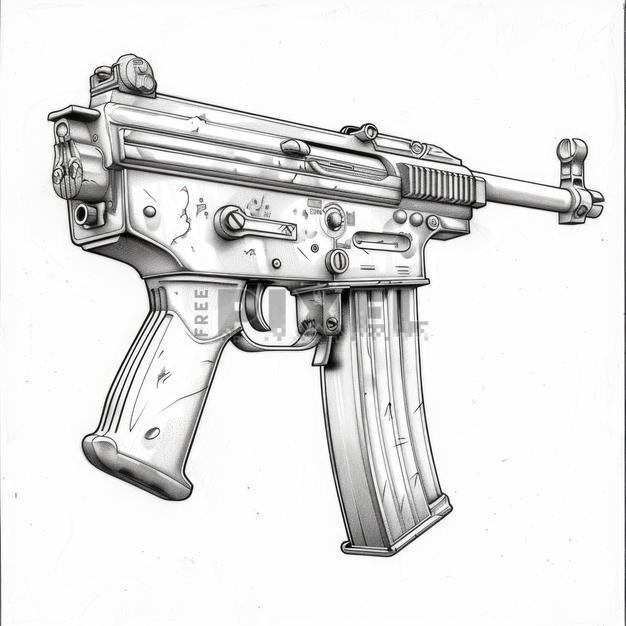 Guns Technical Drawings