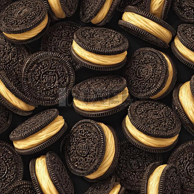 Free Illustrations - Oreos Cookies Pattern Background. | FreePixel.com