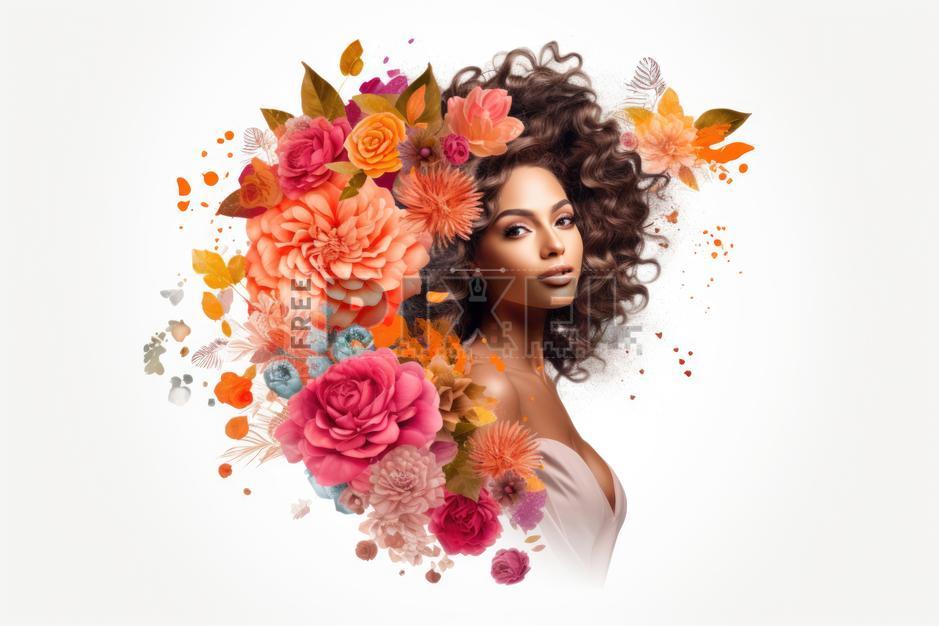 Free Photos - Stunning Portrait Of A Beautiful Woman With An Artistic ...