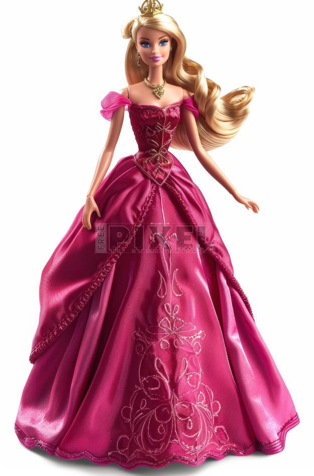 green emerald velvet dress Barbie Wedding Dress with Puffy Sleeves