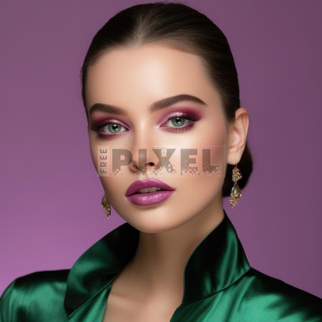 green dress pink lipstick Free Photos it offers a polished