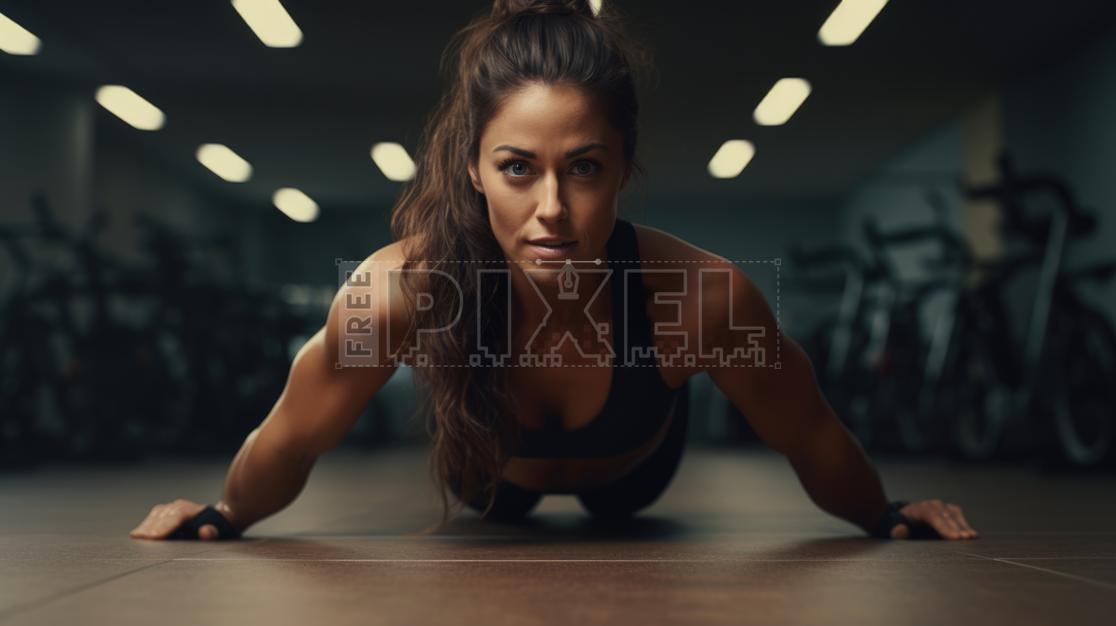Free Photos - Fitness Model Squatting Low | FreePixel.com