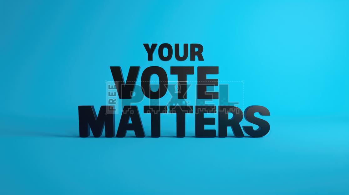Free Photos - 3D Your Vote Matters Text For Election Campaign And ...