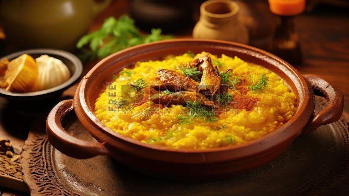 Free Photos - Rich And Hearty Yellow Rice With Ground Meat And Sauteed ...
