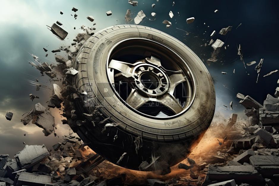 Free Photos - Busted Tire | FreePixel.com