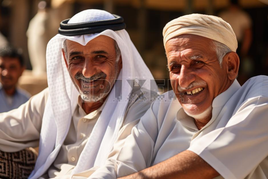 Free Photos - Two Middle-Eastern Men Share A Laugh | FreePixel.com