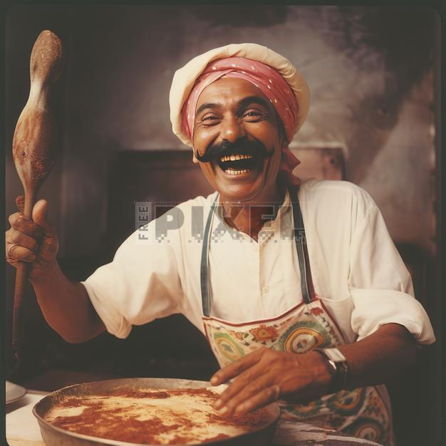 Free Photos - A Chef Laughing In His Kitchen | FreePixel.com