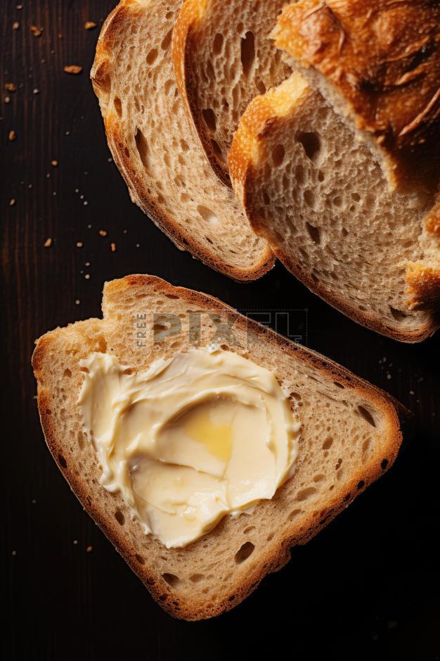 Free Photos - Sliced Bread With Butter Inside | FreePixel.com