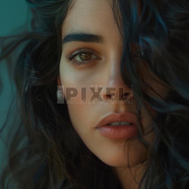 Free Photos - Portrait Of Indian Woman With Long Hair | FreePixel.com