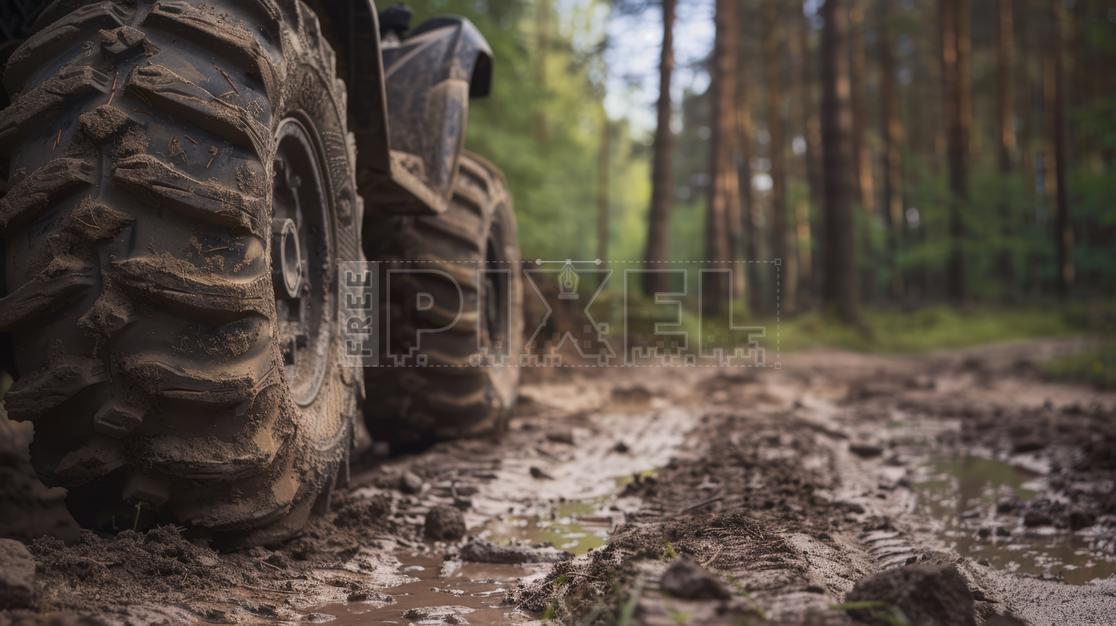 Free Photos - Off-Road Vehicle On A Muddy Trail | FreePixel.com