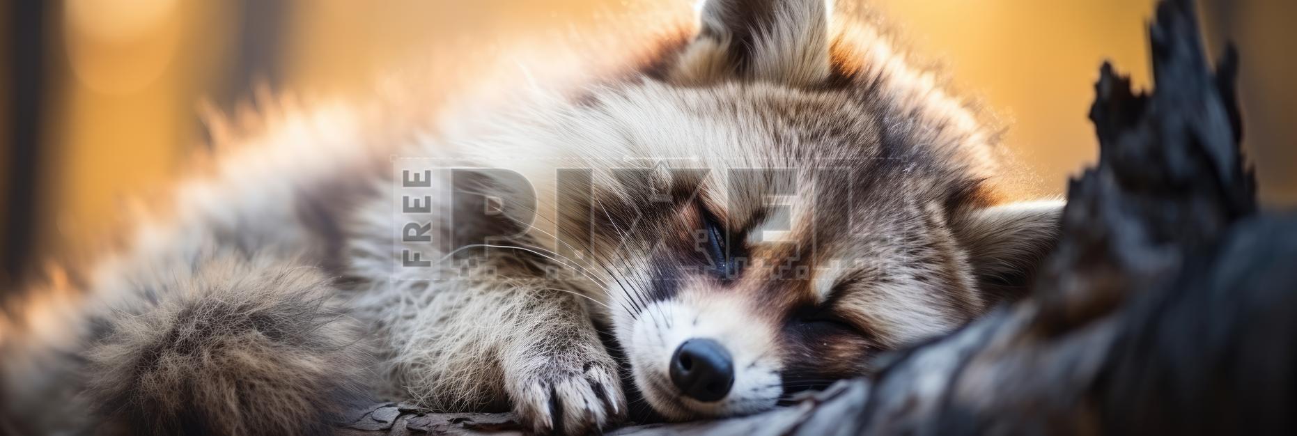 Free Photos - Sleeping Raccoon - Dreaming Of A Better World | FreePixel.com