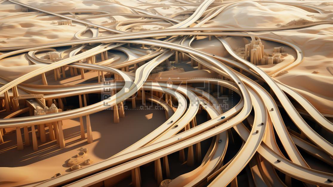 Free Photos - Intricate And Mesmerizing 3D Model Of A Freeway ...