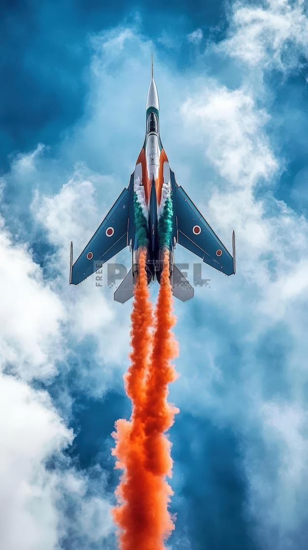 Free Photos - Tricolor Smoke Coming Out From Fighter Plane At Sky For ...