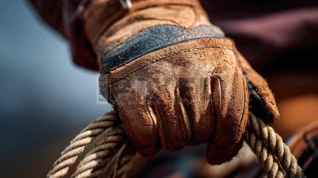 Free Photos - Cowboy Gloved Hand Holding Lasso Rope, Closeup Photo ...