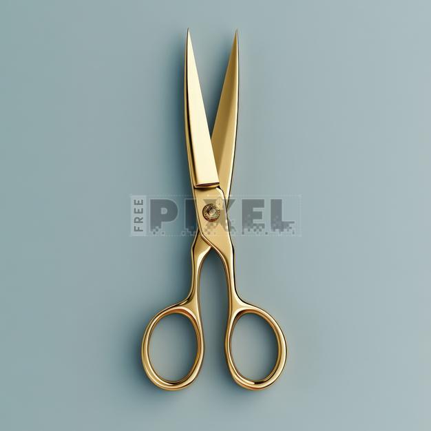 Free Photos - Gold Scissor Isolated. | FreePixel.com