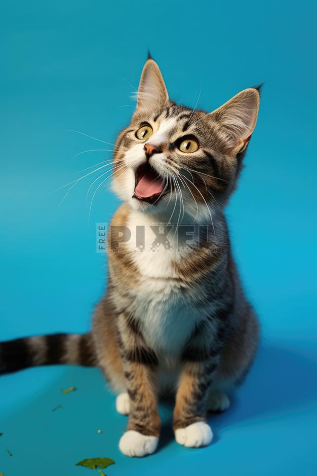 Surprised Kitty Cat