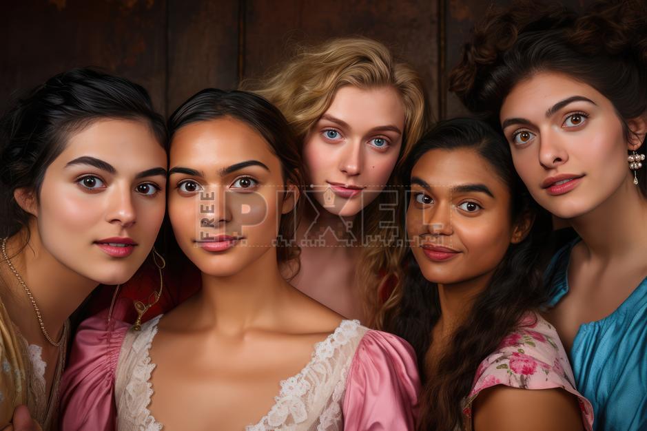 Free Photos - Beautiful Women Posing For A Group Photo | FreePixel.com