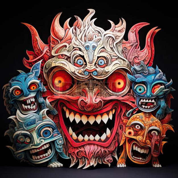 Free Photos - Artistic Depiction Of Demonic Creatures | FreePixel.com