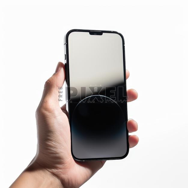 Free Photos - Hand Holding A Smartphone Mockup | FreePixel.com