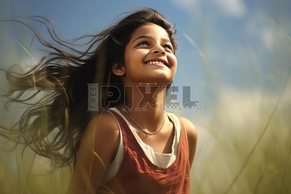 Free Photos - A Young Girl With Long Hair Enjoys The Wind Blowing ...