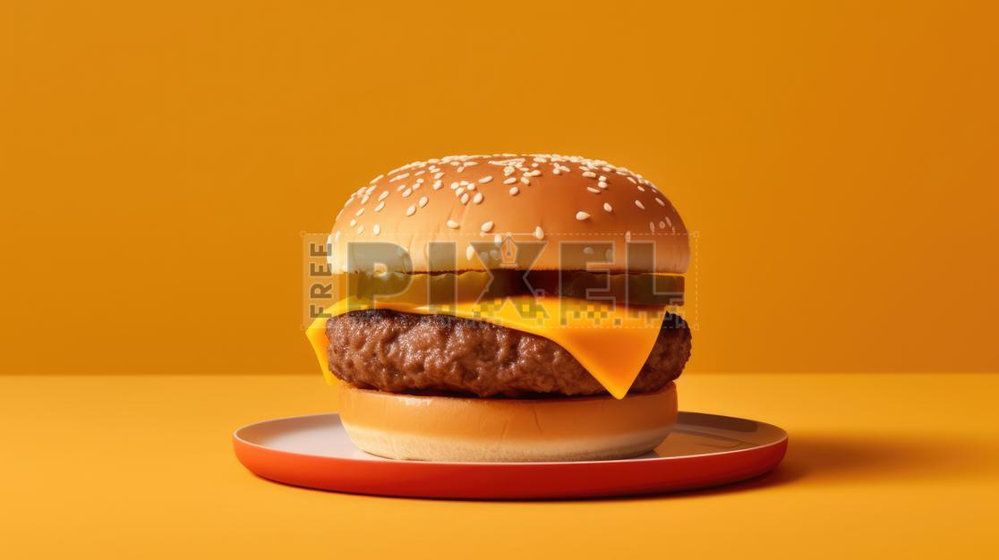 Free Photos - Close-up Of A Delicious Cheeseburger With Meat, Cheese ...