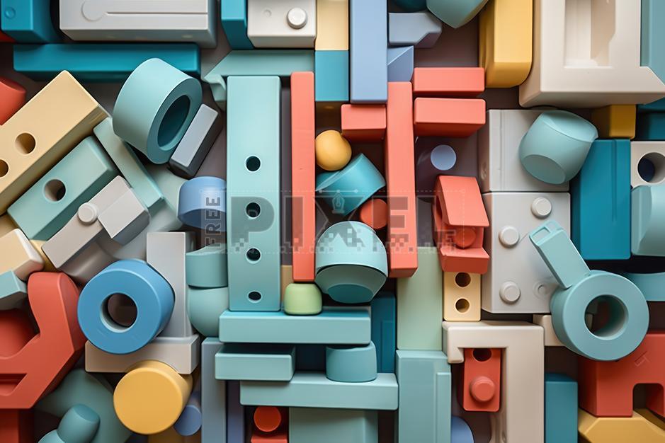 Free Photos - Playing With Colorful Building Blocks | FreePixel.com