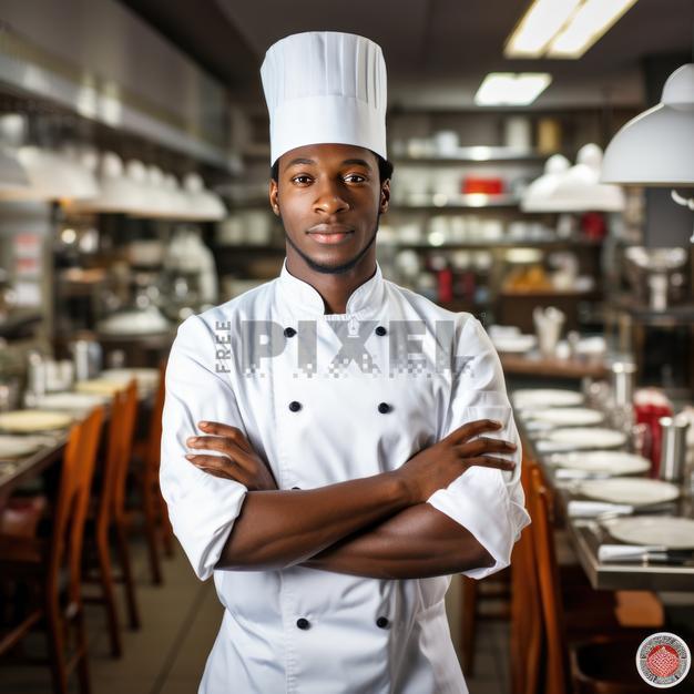 Free Photos - Experienced Chef Posing In A Commercial Kitchen ...