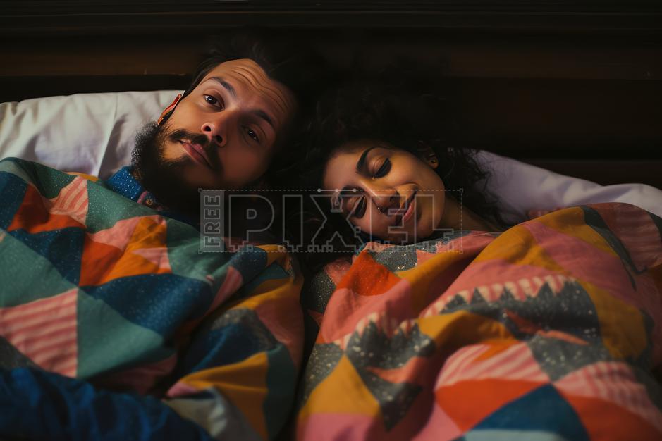 Free Photos - A Couple Cuddling In Bed - Romantic Moment | FreePixel.com