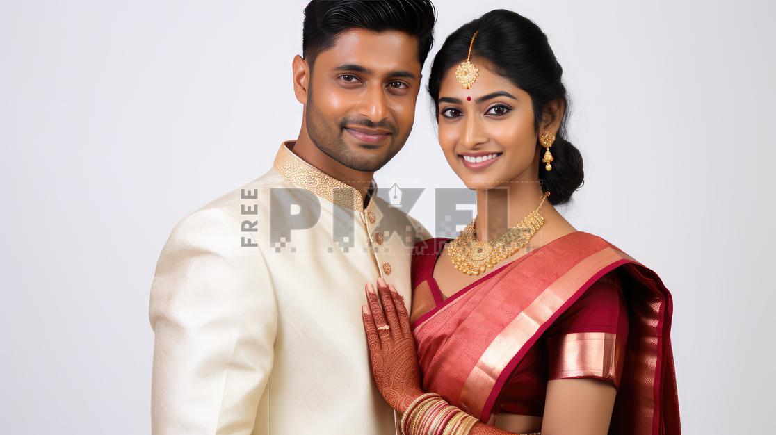 Free Photos - A Traditional Indian Couple Posing For A Photo ...