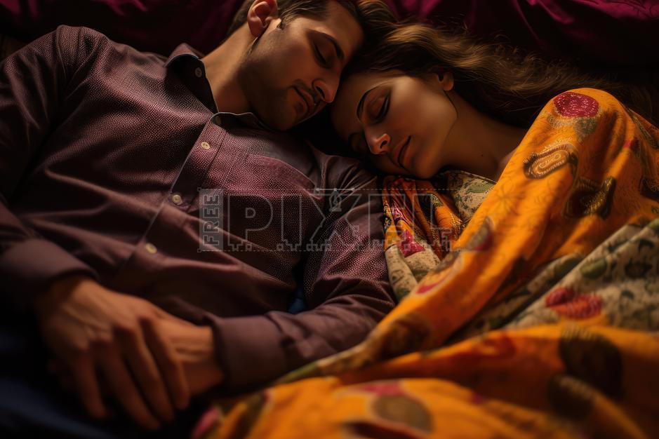 Free Photos - A Couple Cuddling In Bed, Enjoying A Peaceful Moment ...