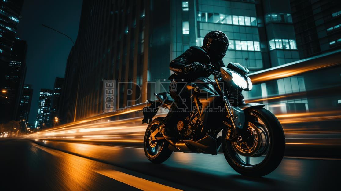 Free Photos - The Dark Knight On A Motorcycle | FreePixel.com