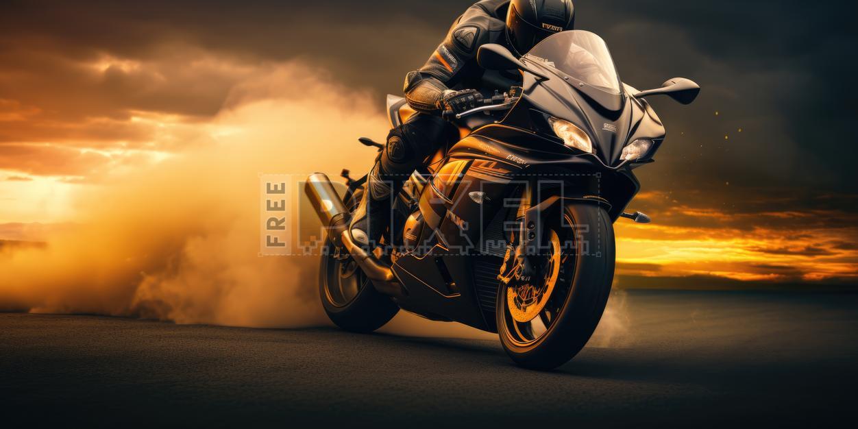 Free Photos - Dusty Motorcycle Rider | FreePixel.com