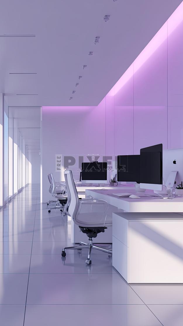 Free Photos - Modern Office Space With Computers | FreePixel.com