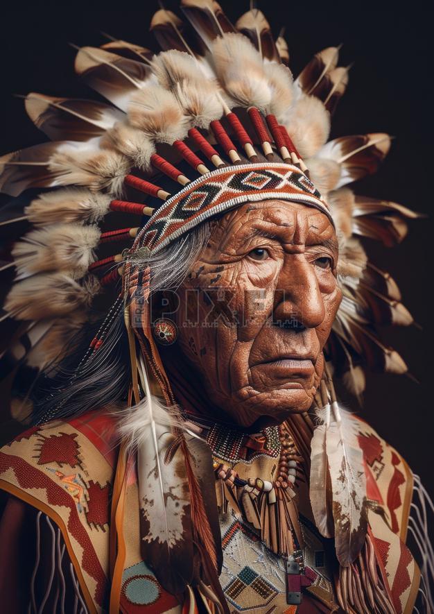 Free Photos - Native American Chief In Traditional Costume Performing A ...