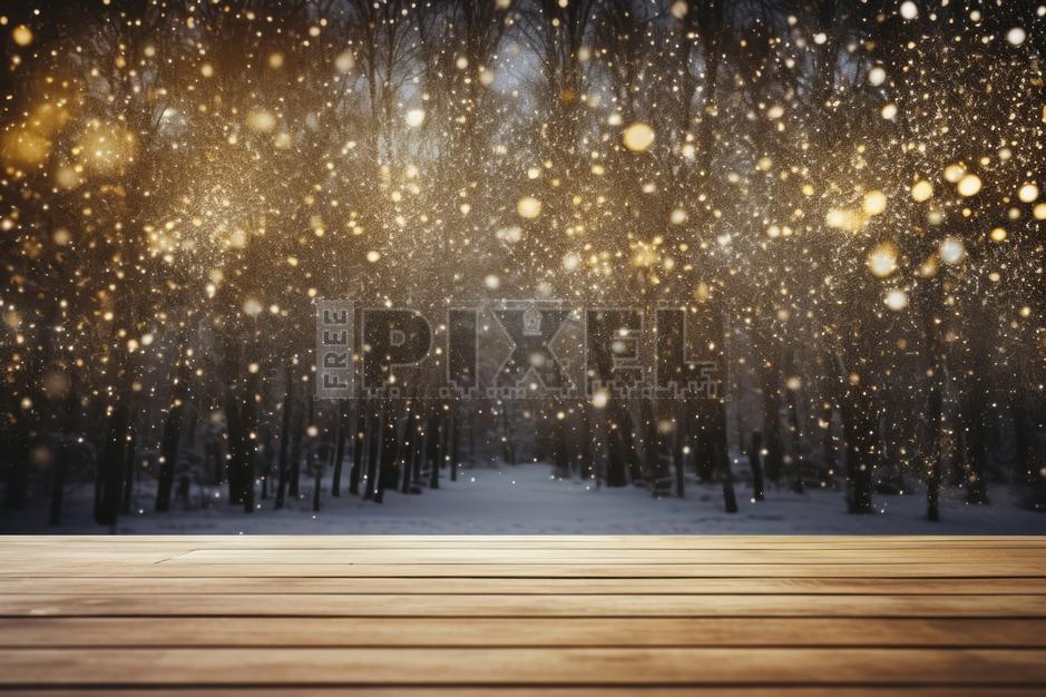 Free Photos - A Serene Snowy Path Surrounded By Trees In A Forest ...