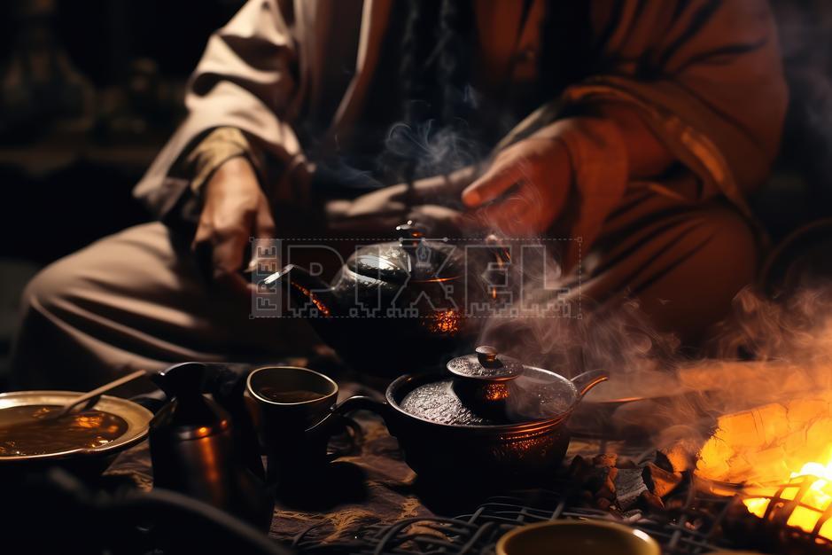 Free Photos - A Person Enjoying A Cup Of Tea Or Coffee In A Traditional ...