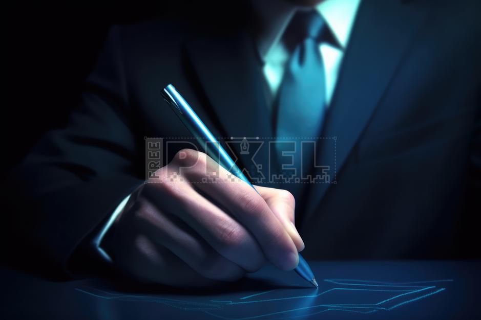 Free Photos - Handwriting A Signature With A Pen | FreePixel.com
