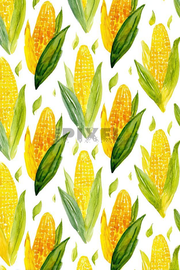 Free Illustrations - Corn Pattern | FreePixel.com
