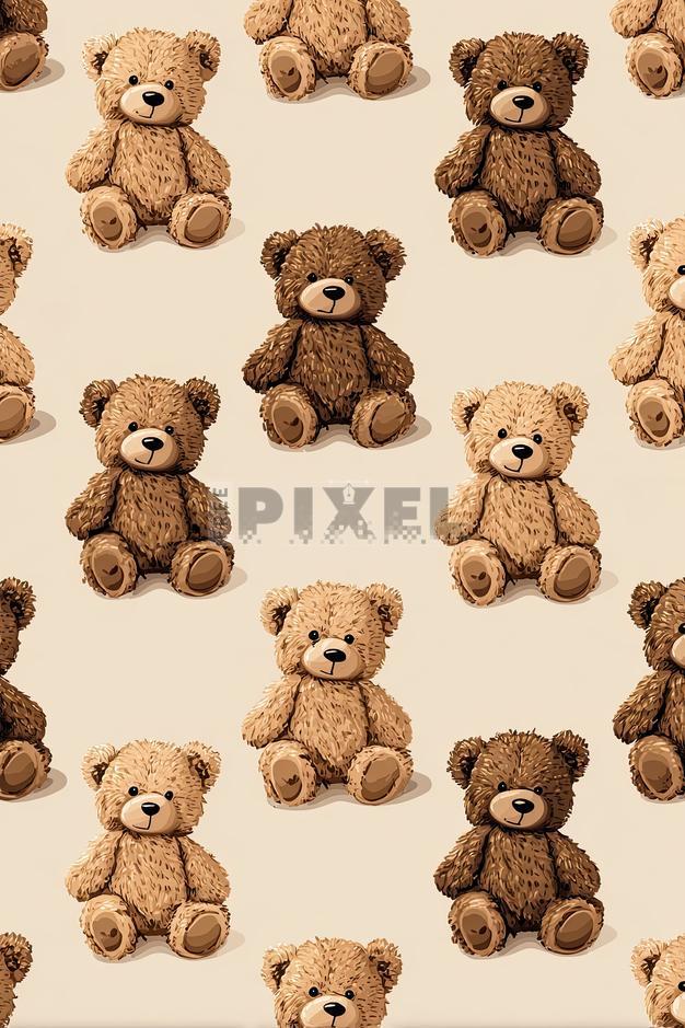 Free Photos - Teddy Bears Pattern | FreePixel.com